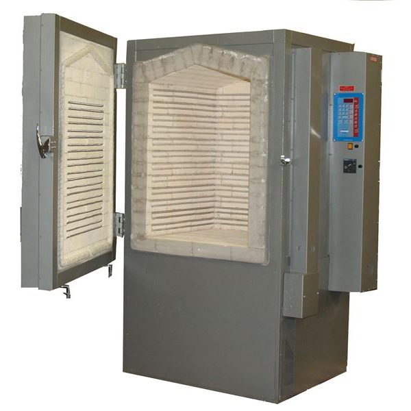Cress EC36FH Front-Loading Electric Kiln | CRESS-EC36FH | thick-wall front-loading production kiln, representative photo of the Cress EC30FH/EC36FH series