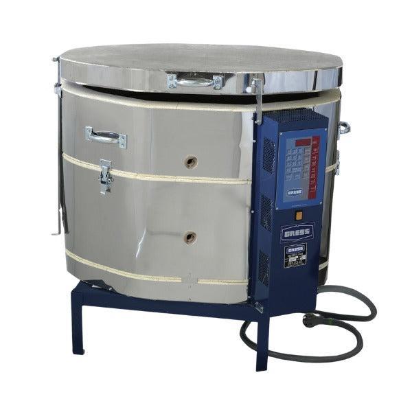 Cress EOT203023 Oval Electric Kiln | CRESS-EOT203023 | oval kiln chamber interior with elements