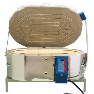 Cress FUSERO46E Oval Glass Fusing Kiln | CRESS-FUSERO46E | extra-large oval top-loading glass fusing kiln