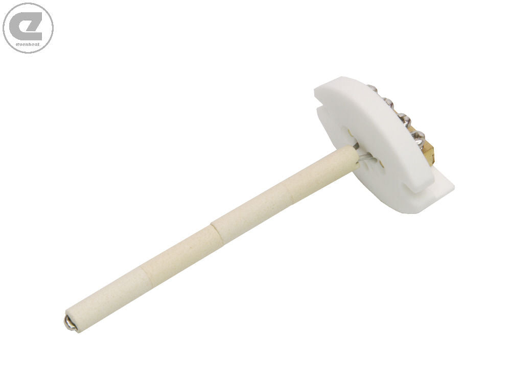 Evenheat Type-K thermocouple, 14 gauge, 4 inch, 5/16 inch insulators