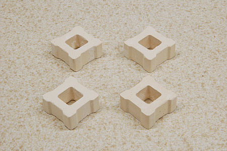 Evenheat kiln posts, 1/2 inch, pack of four