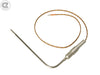 Evenheat Type-K thermocouple, 1/8 inch sheath, bent for Deluxe