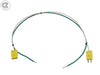 Evenheat immersion thermocouple leads for salt bath use