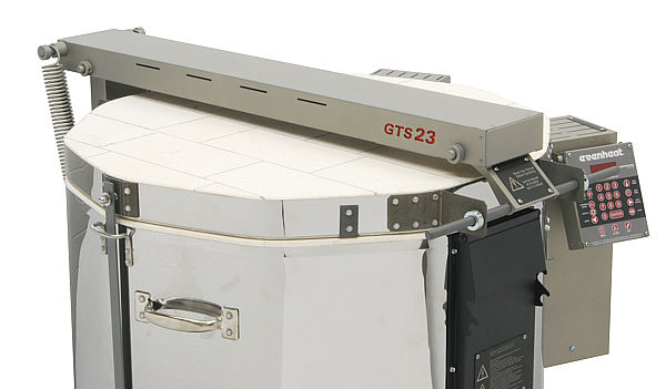 Evenheat Dyna-Lift fitted to a GTS 23 kiln
