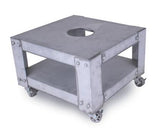 Paragon 18 by 18 by 12 inch kiln stand with casters