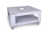 Paragon 24 by 24 by 12 inch kiln stand with casters