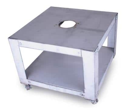 Paragon 24 by 24 by 18 inch kiln stand with casters