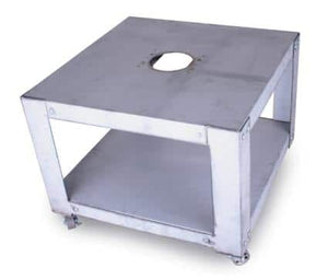 24" x 24" x 18" with casters