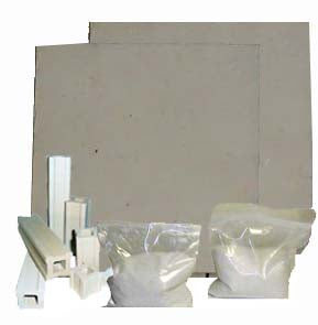 Olympic kiln furniture kit shelves and posts for the HB84E, HB86E and HB89E