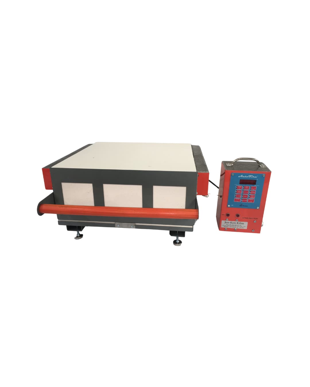 Jen-Ken ProFusion 16 Glass Kiln with the clamshell closed